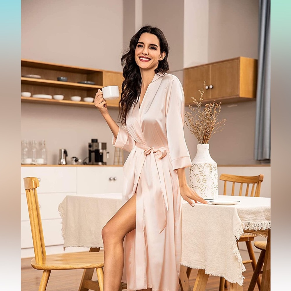 Silk robe